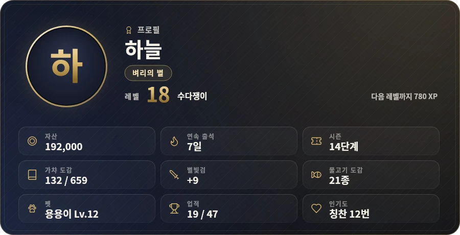 프로필 카드
